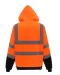 YHVK07 - Veiligheidssweatervest met capuchon Orange / Navy