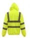 YHVK07 - Veiligheidssweatervest met capuchon Hi Vis Yellow