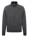 SC165 - Premium Sweater met Ritskraag (62-032-0) Dark Heather Grey