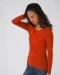 CGTW071 - Ladies' organic Inspire long-sleeve T-shirt Fire red