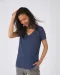 CGTW058 - TriBlend V-neck TEE / Woman Black