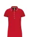 K252 - Damespolo korte mouwen Red / White / Navy
