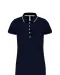 K252 - Damespolo korte mouwen Navy / White / Red