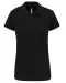 K240 - Piquépolo korte mouwen dames Black