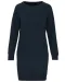 K493 - Bio fleece lounge jurk Navy