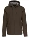 K444 - Sweatvest met capuchon Dark Khaki