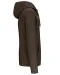 K444 - Sweatvest met capuchon Dark Khaki