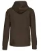K444 - Sweatvest met capuchon Dark Khaki