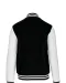 K497 - College jacket unisex Black / White