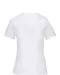 K399 - Bio dames-t-shirt kraag met onafgewerkte rand korte mouwen White