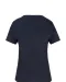 K399 - Bio dames-t-shirt kraag met onafgewerkte rand korte mouwen Navy
