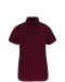 K532 - Dames stretch blouse korte mouwen Wine