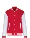 K498 - Kinder college jacket Red / White