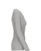 K3017 - Dames-t-shirt ronde hals lange mouwen Light grey heather