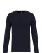 K3016 - T-shirt ronde hals lange mouwen Navy