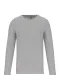 K3016 - T-shirt ronde hals lange mouwen Light grey heather