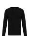 K3016 - T-shirt ronde hals lange mouwen Black