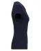 K3015 - Dames-t-shirt V-hals korte mouwen Navy