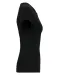 K3015 - Dames-t-shirt V-hals korte mouwen Black