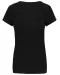 K3015 - Dames-t-shirt V-hals korte mouwen Black