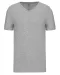 K3014 - T-shirt korte mouwen V-hals Light grey heather