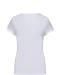K3013 - Dames-t-shirt ronde hals korte mouwen White