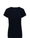 K3013 - Dames-t-shirt ronde hals korte mouwen Navy