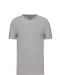 K3012 - T-shirt ronde hals korte mouwen Light grey heather