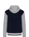 K4003 - College jacket met capuchon unisex Navy / Oxford Grey / White