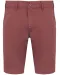 K752 - Herenbermuda met verwassen look Washed Marsala