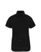 K532 - Dames stretch blouse korte mouwen Black