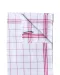 K136 - Geruite theedoek 'Origine France Garantie. Red