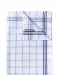 K136 - Geruite theedoek 'Origine France Garantie. Navy