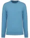 K4025 - Ecologische sweater met ronde hals Cloudy blue heather