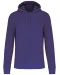 K4027 - Ecologische herensweater met capuchon Deep Purple