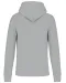 K4027 - Ecologische herensweater met capuchon Snow Grey