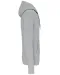K4027 - Ecologische herensweater met capuchon Snow Grey