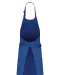 K8007 - Schort met zak van biologisch katoen Sea Blue
