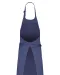 K8007 - Schort met zak van biologisch katoen Deep Blue