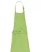 K8007 - Schort met zak van biologisch katoen Lime