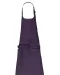 K8007 - Schort met zak van biologisch katoen Deep Plum