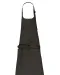 K8007 - Schort met zak van biologisch katoen Dark Grey