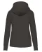K4028 - Ecologische damessweater met capuchon Dark Grey