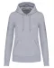 K4028 - Ecologische damessweater met capuchon Oxford Grey