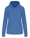 K4028 - Ecologische damessweater met capuchon Light Royal Blue