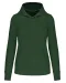 K4028 - Ecologische damessweater met capuchon Forest Green