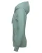K4031 - Ecologische damessweater met capuchon en ritssluiting Sage