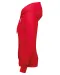 K4031 - Ecologische damessweater met capuchon en ritssluiting Red