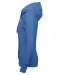 K4031 - Ecologische damessweater met capuchon en ritssluiting Light Royal Blue