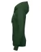 K4031 - Ecologische damessweater met capuchon en ritssluiting Forest Green